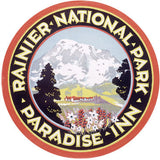 Rainier National Park Sign