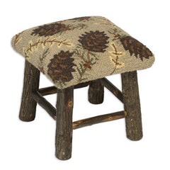 Northwoods Pine Cone Hickory Stool