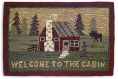 Welcome to the Cabin Rug