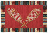Crossed Snowshoes Rug