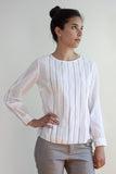 White Cotton Voile Shirt
