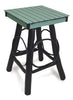 Rustic Blue Mountain Slatted End Table