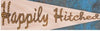 Dolan Geiman Happily Hitched Wood Pennant