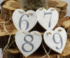 Wooden Table Numbers