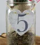 Wooden Table Numbers