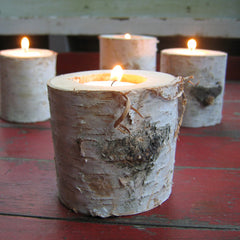 Birch Candle Holder