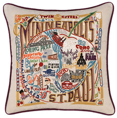 Minneapolis-St. Paul City Pillow