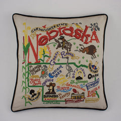 Nebraska State Pillow