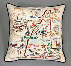 New Hampshire State Pillow