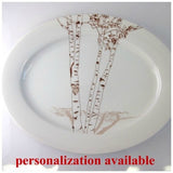 Porcelain Birch Platter
