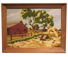Paint by Number Farm Scene
