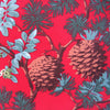 Pine Cone Fabric Red
