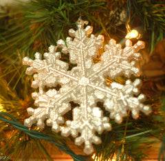 Glistening Snowflakes Ornament