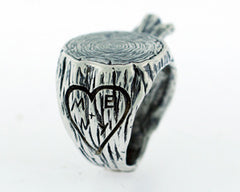 Carved Faux Bois Ring