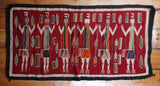 Vintage Navajo Yei Rug