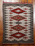 Vintage Navajo Four Diamond Rug